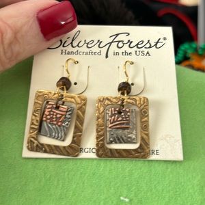 Never worn unique earrings